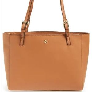 Tory Burch Small York Saffiano Leather Buckle Tote